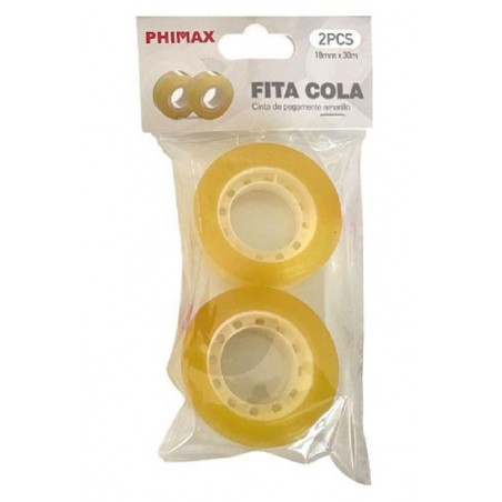 Fita Cola Transp. 25 Mts x 12mm (22869) - 3 Pçs