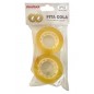 Fita Cola Transp. 30 Mts x 18mm - 2 Pçs