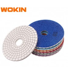 WOKIN - Disco Polimento Flexivel 100mm (Grão 50) - 764805