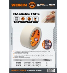 WOKIN - Fita Lisa Pintura 24mm x 30 Mts - 654023