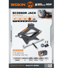 WOKIN - Macaco Tesoura Pro 2 Ton - 736220