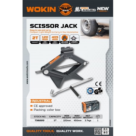 WOKIN - Macaco Tesoura Pro 2 Ton - 736220