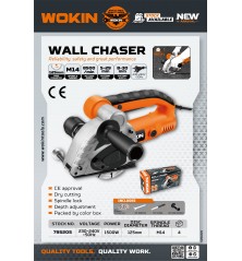 WOKIN - Abre Roços 125mm x 1500W - 795205