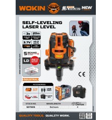 WOKIN - Nivel Laser PRO 5 Linhas - 507505