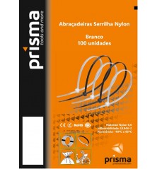 PRISMA - Abraç. Serrilha Nylon 150 x 2.5mm Br - 40006