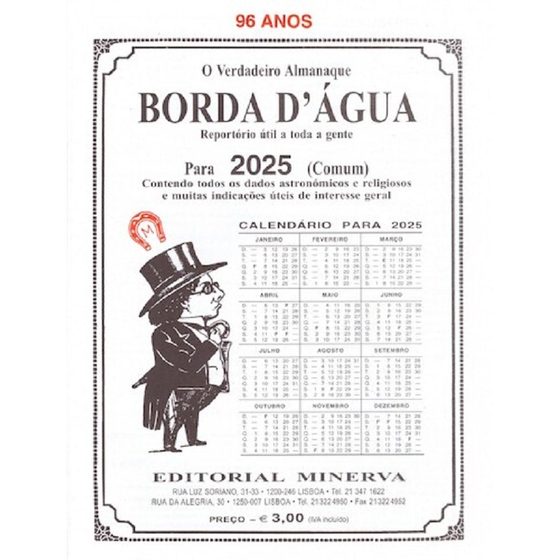 Almanaque BORDA D'ÁGUA - 2022