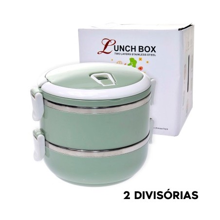 Lancheira Solidos 2 Divisórias 1.4 Lt